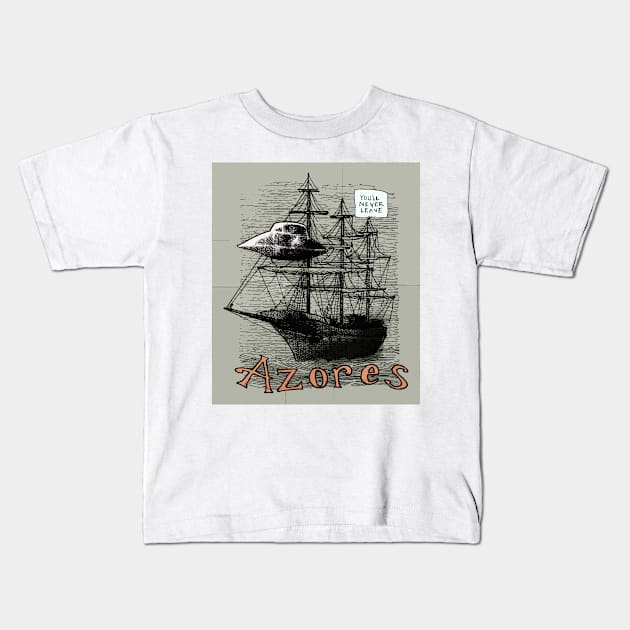 Azores Kids T-Shirt by Froobius